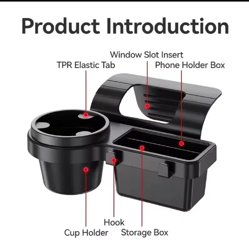 Універсальний органайзер в авто: тримач для телефону та напоїв (Cup Holder) — фото 2