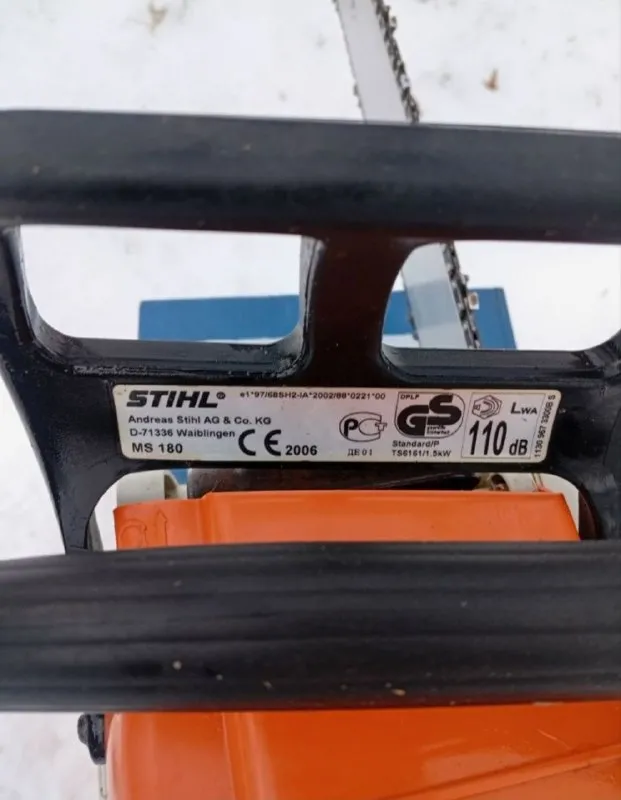 Бензопила Stihl MS 180 2006 року — фото 3