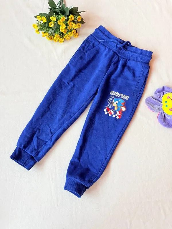 Дитячі штани на флісі Sonic the Hedgehog 98-104 см (3-4 роки)