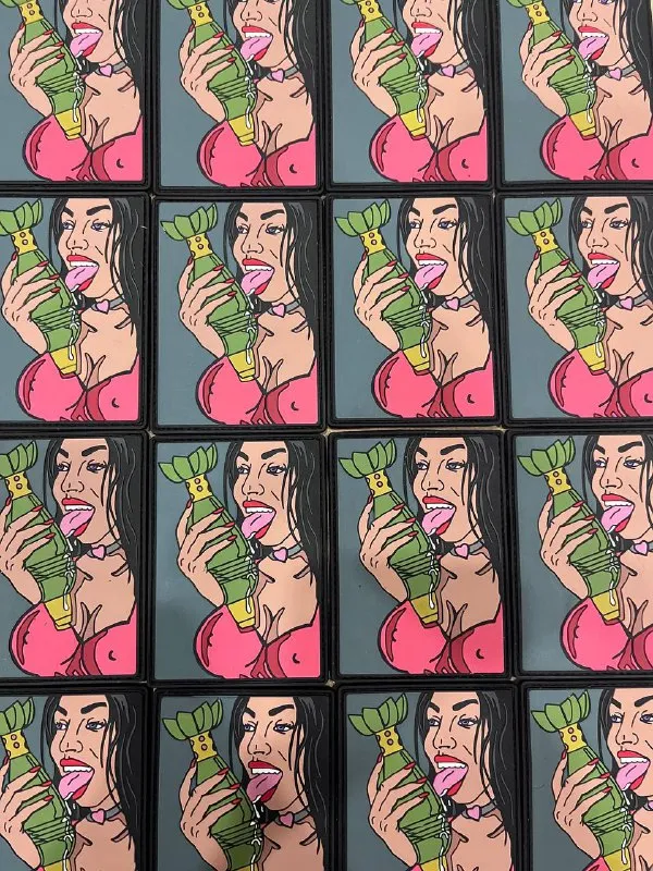 Тактический ПВХ патч Morale Patch Девушка с миной