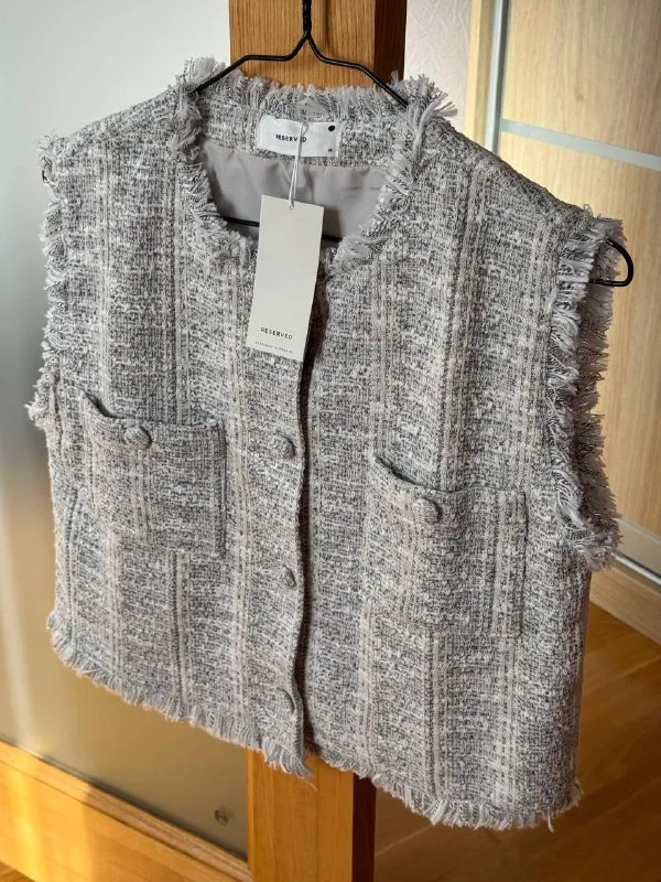 Жилет Reserved твідовий сірий розмір M