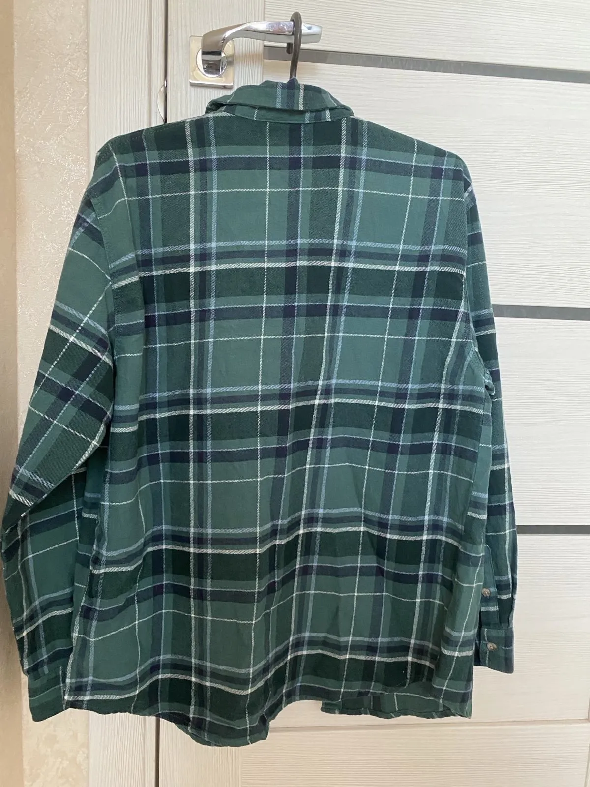 Сорочка H&M в клітинку зелена підліткова розмір 170 — фото 4