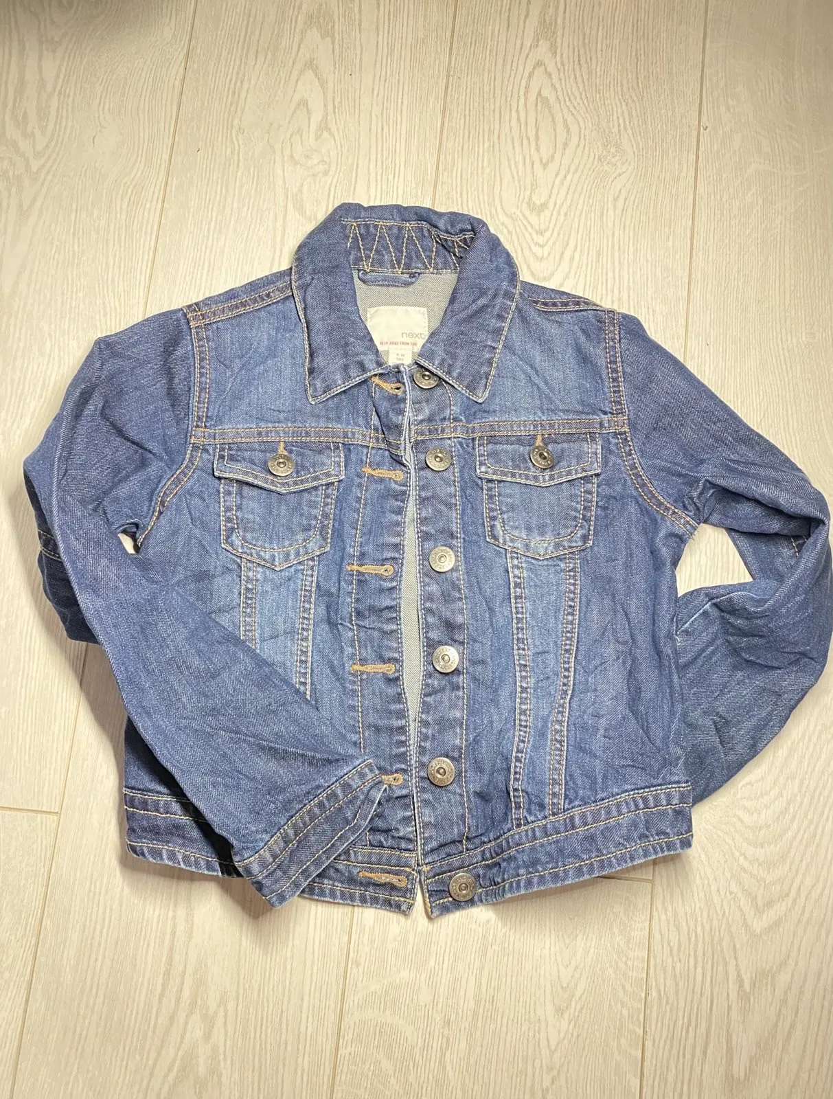 Джинсова куртка Next для школи, 9–10 років (140)