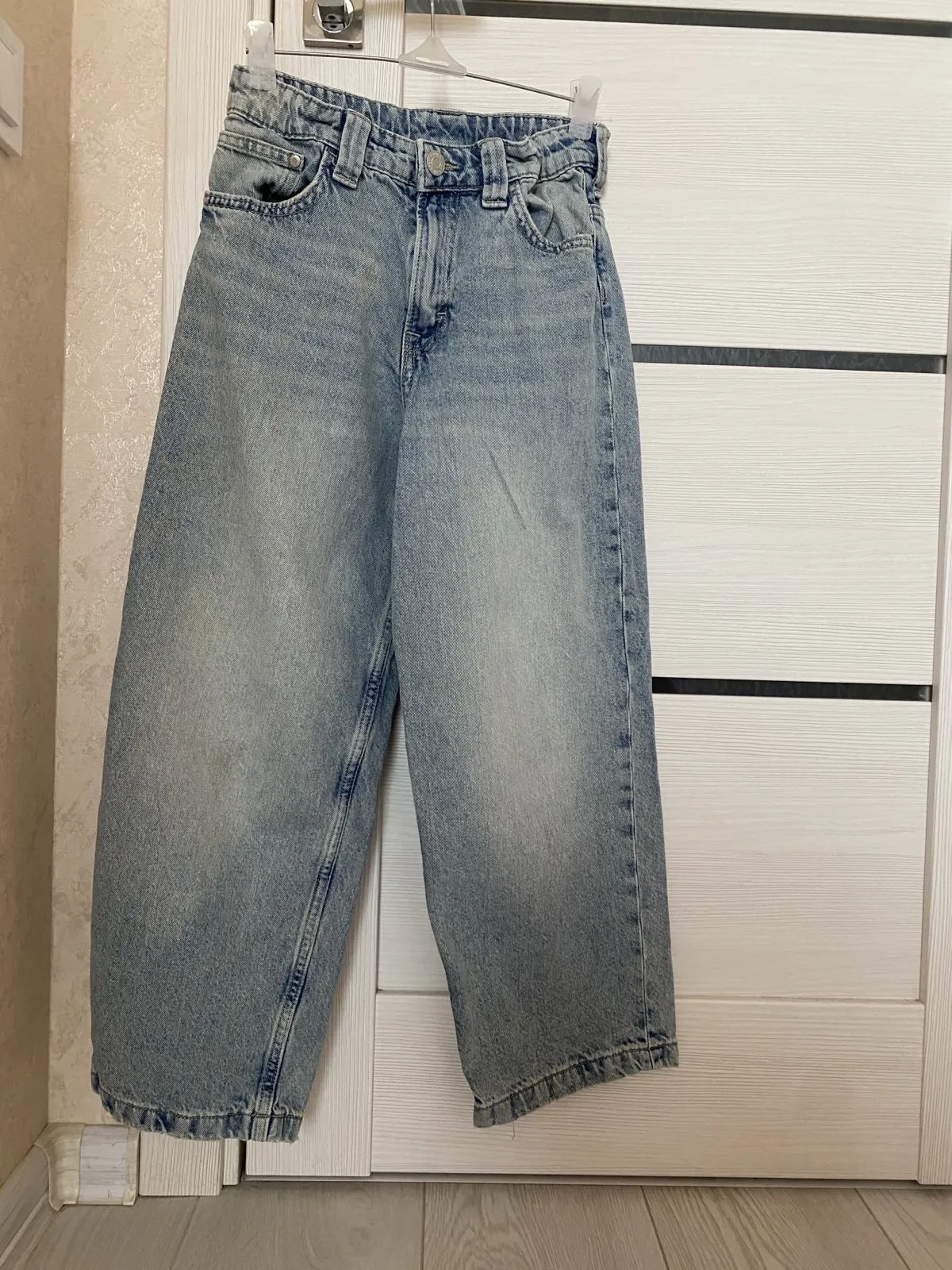 Джинси H&M Baggy дитячі  140, світлі