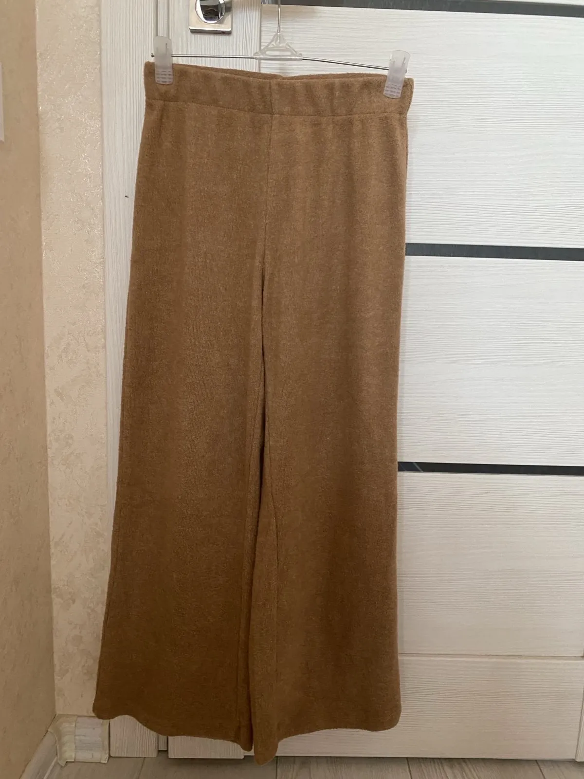 Дитячі штани Zara 152, велюрові, карамельні