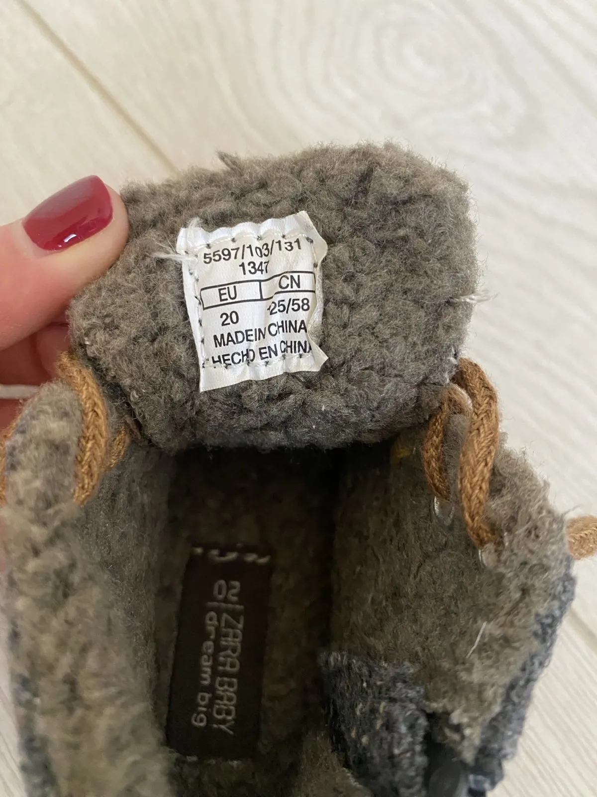 Пінетки-чобітки Zara Baby 6–9 міс, EU 20, демісезон — фото 3