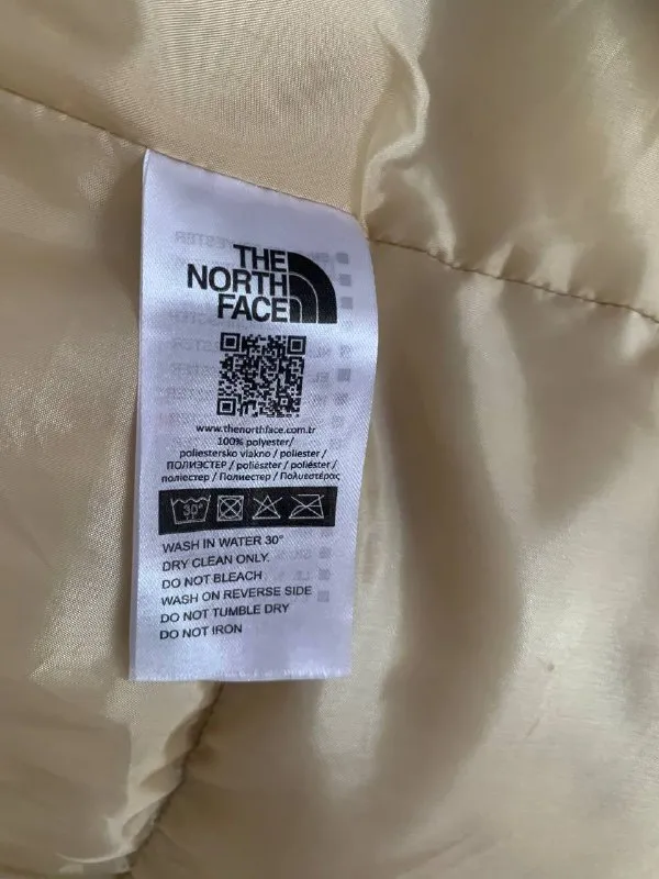 Пуховик The North Face Nuptse 700 бежево-коричневий оригінал — фото 3