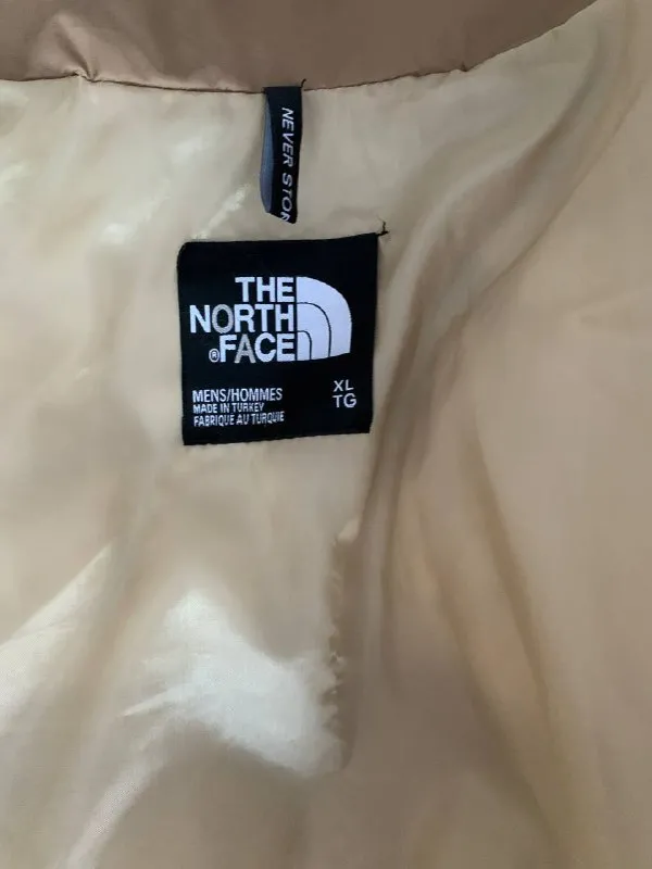 Пуховик The North Face Nuptse 700 бежево-коричневий оригінал — фото 6