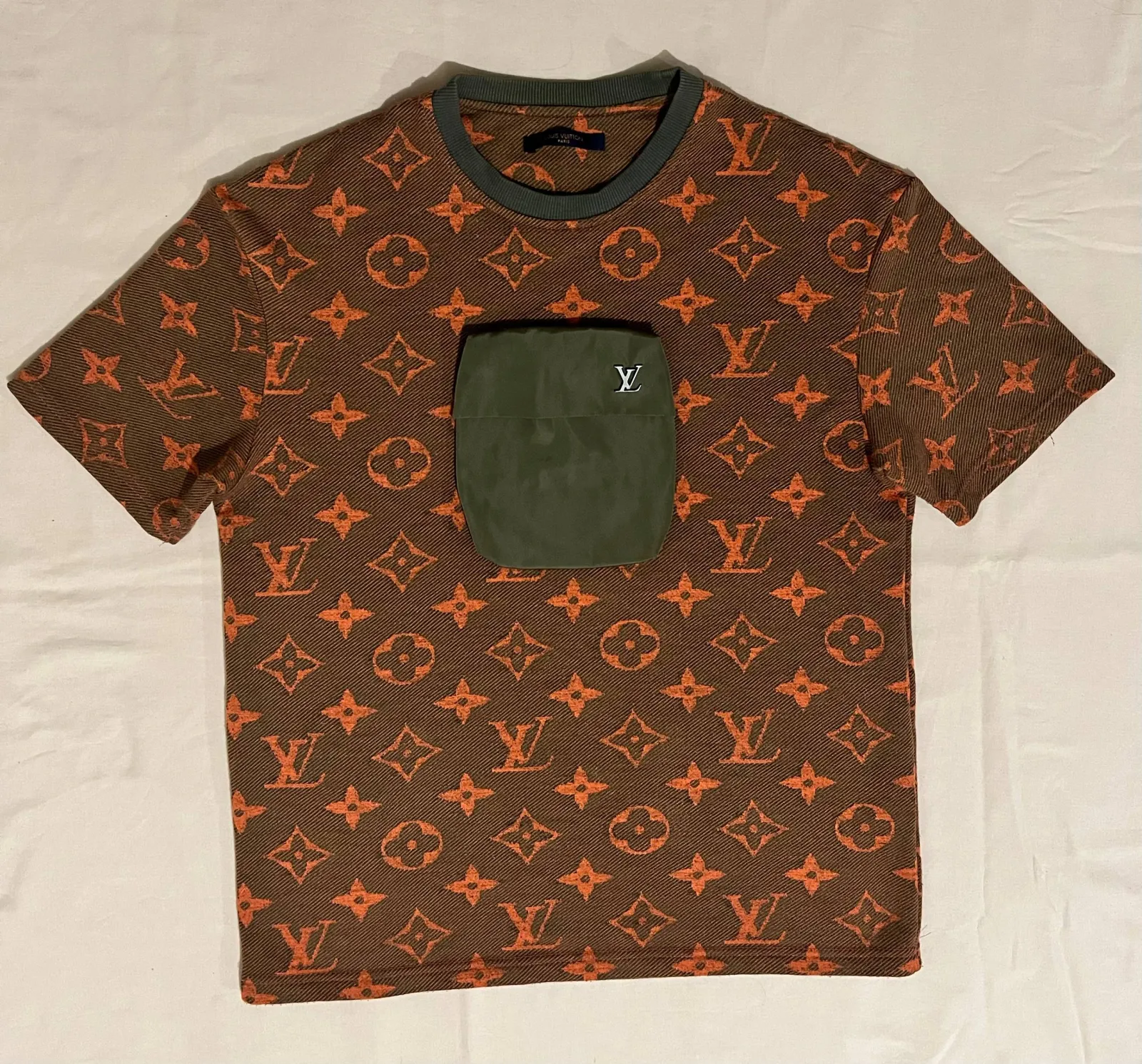 Чоловіча футболка Louis Vuitton зі знімною кишенею 100% Cotton розмір M — фото 2