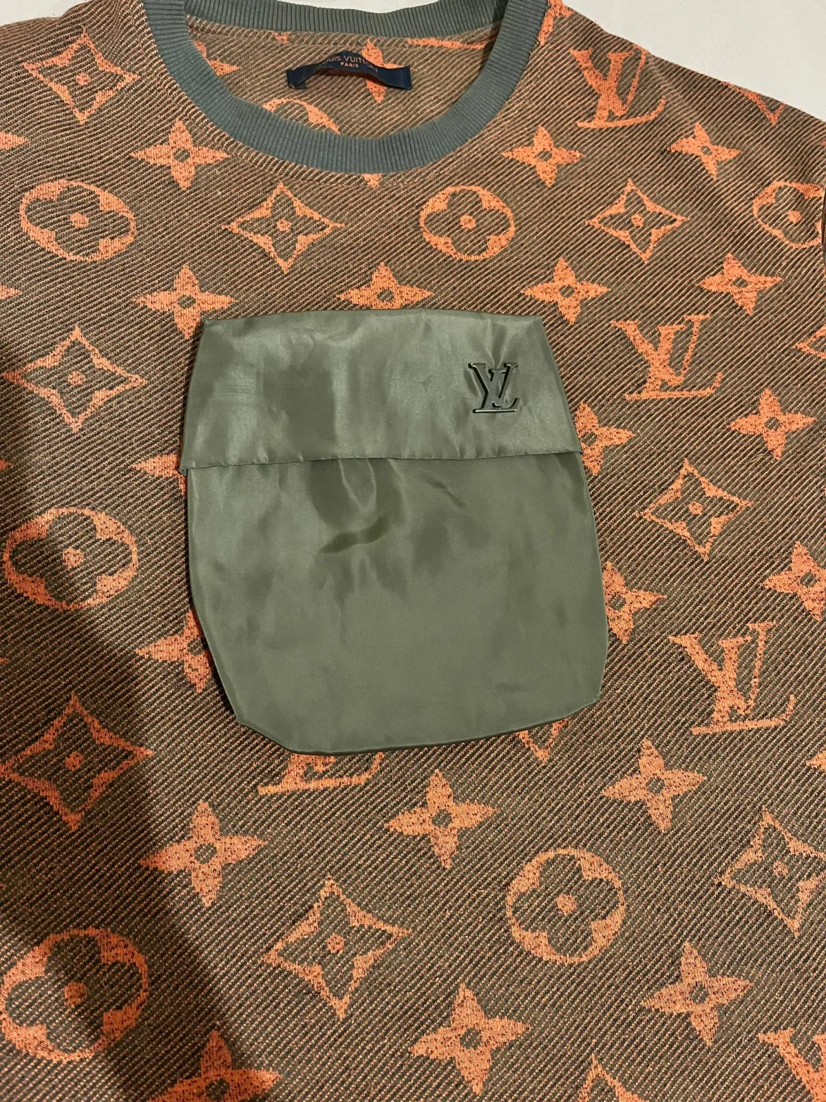 Чоловіча футболка Louis Vuitton зі знімною кишенею 100% Cotton розмір M — фото 4