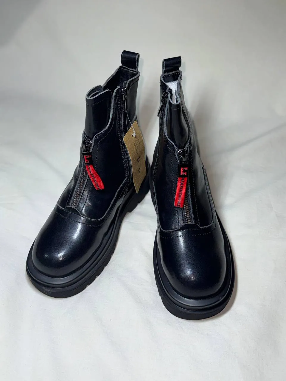 Жіночі зимові черевики еко-шкіра на хутрі