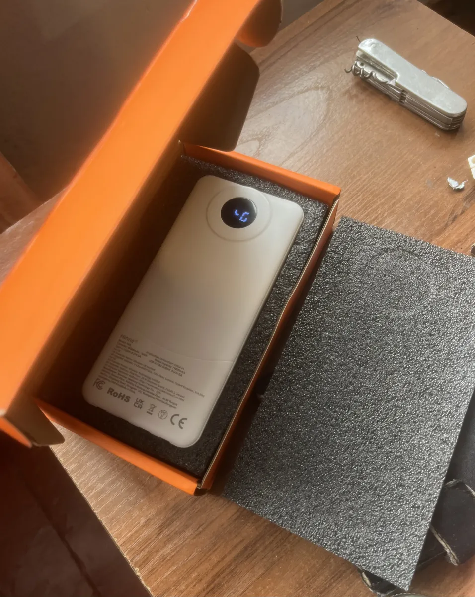 Універсальний зовнішній акумулятор Power Bank 20000mAh 22.5W