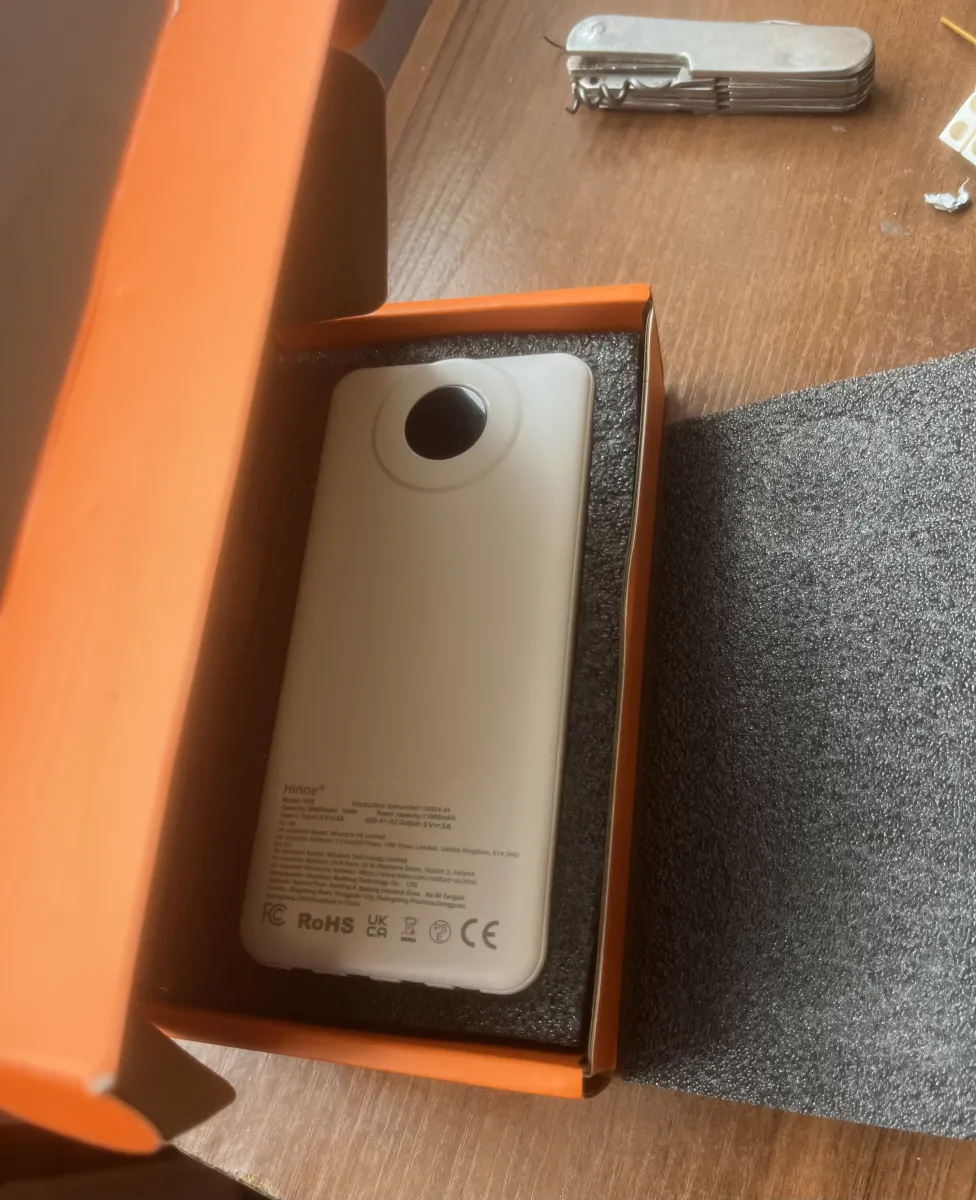 Універсальний зовнішній акумулятор Power Bank 20000mAh 22.5W — фото 6