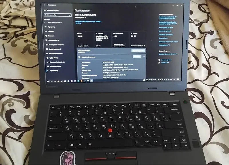 Lenovo ThinkPad T460p 14" i7-6820HQ 16GB RAM 256GB SSD 940MX — фото 4