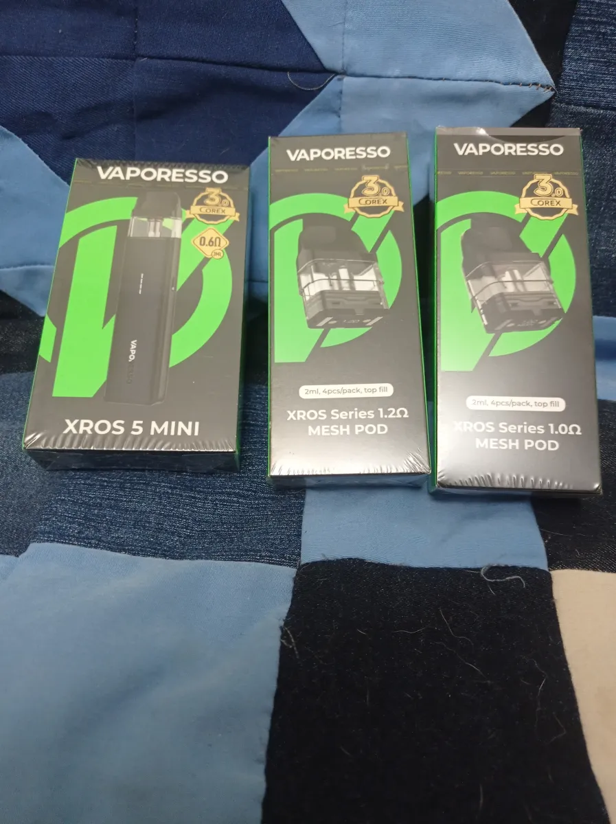 Под-система Vaporesso Xros 5 Mini, картриджі та рідини Alchemist, Chaser