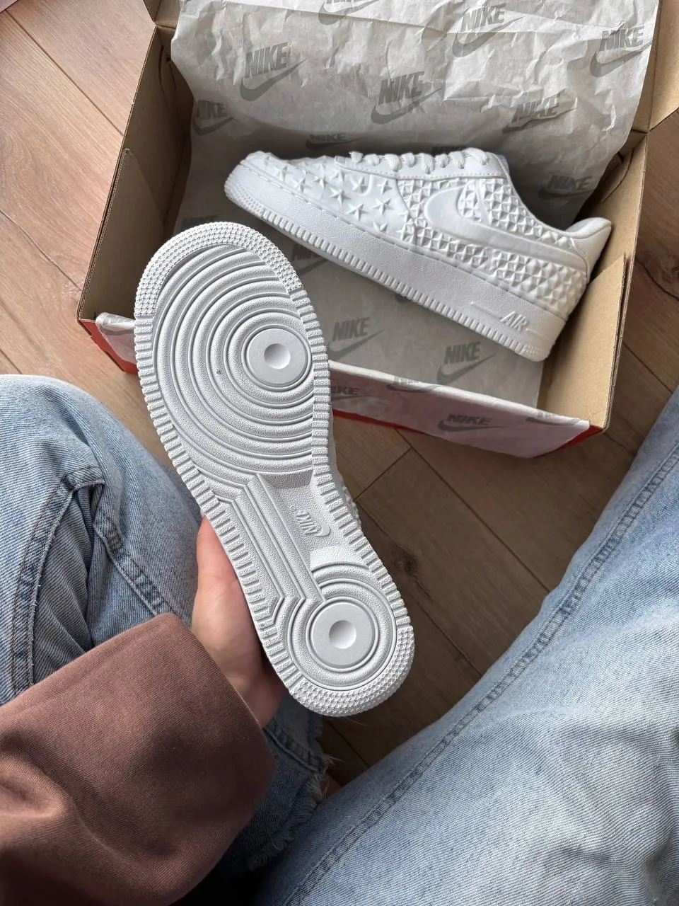 Nike Lunar Force 1 Independence Day White — фото 5