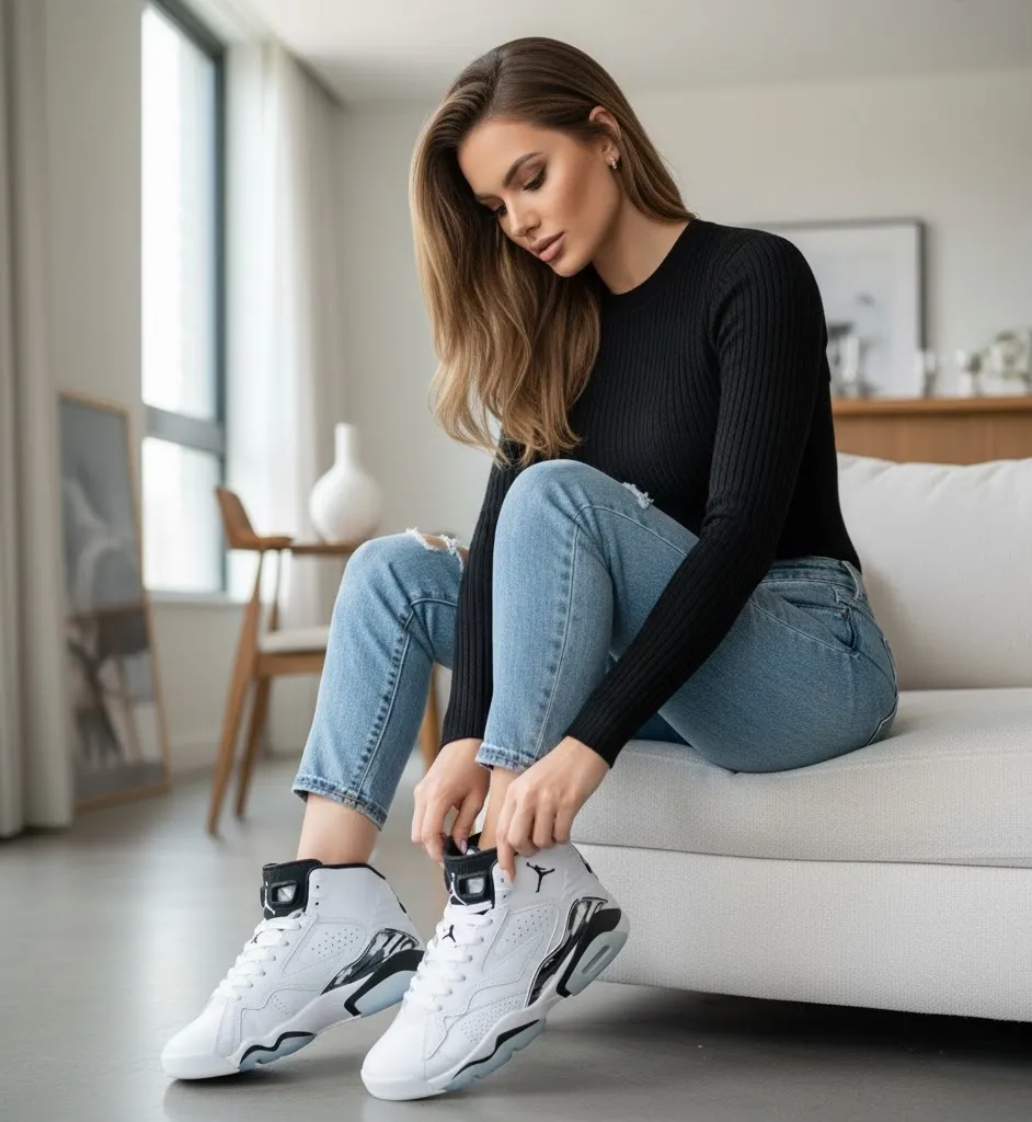 🌸НОВИНА: Jordan 6 MVP White Black  🌸 — фото 5