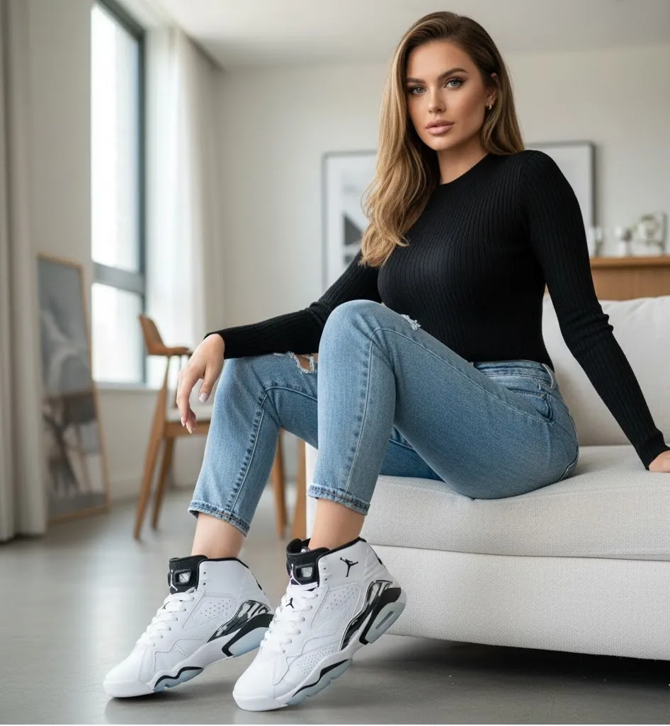 🌸НОВИНА: Jordan 6 MVP White Black  🌸 — фото 6