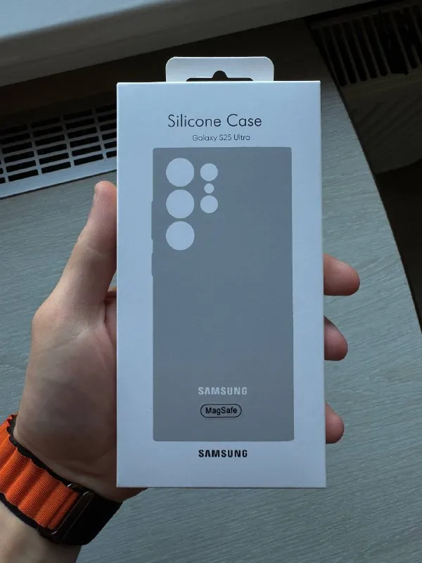 Samsung Galaxy S25 Ultra Silicone Case MagSafe Gray