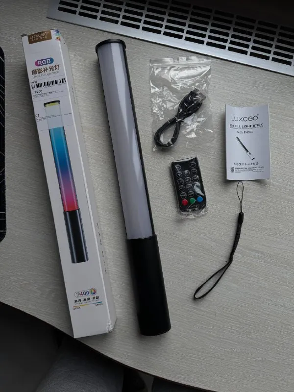 Світлодіодна трубка LUXCEO P400 RGB 10W 2500mAh — фото 3