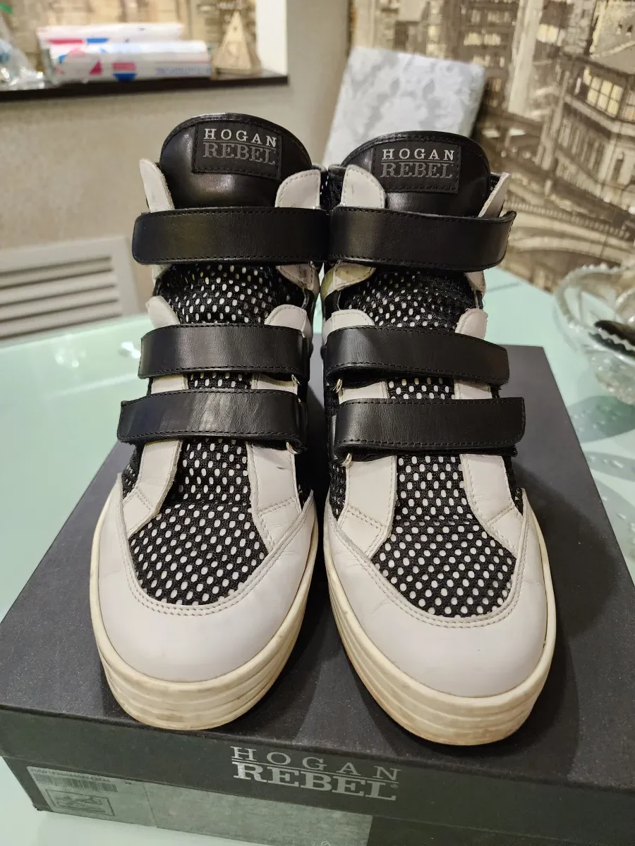 Жіночі кеди hogan rebel / кросівки — фото 4