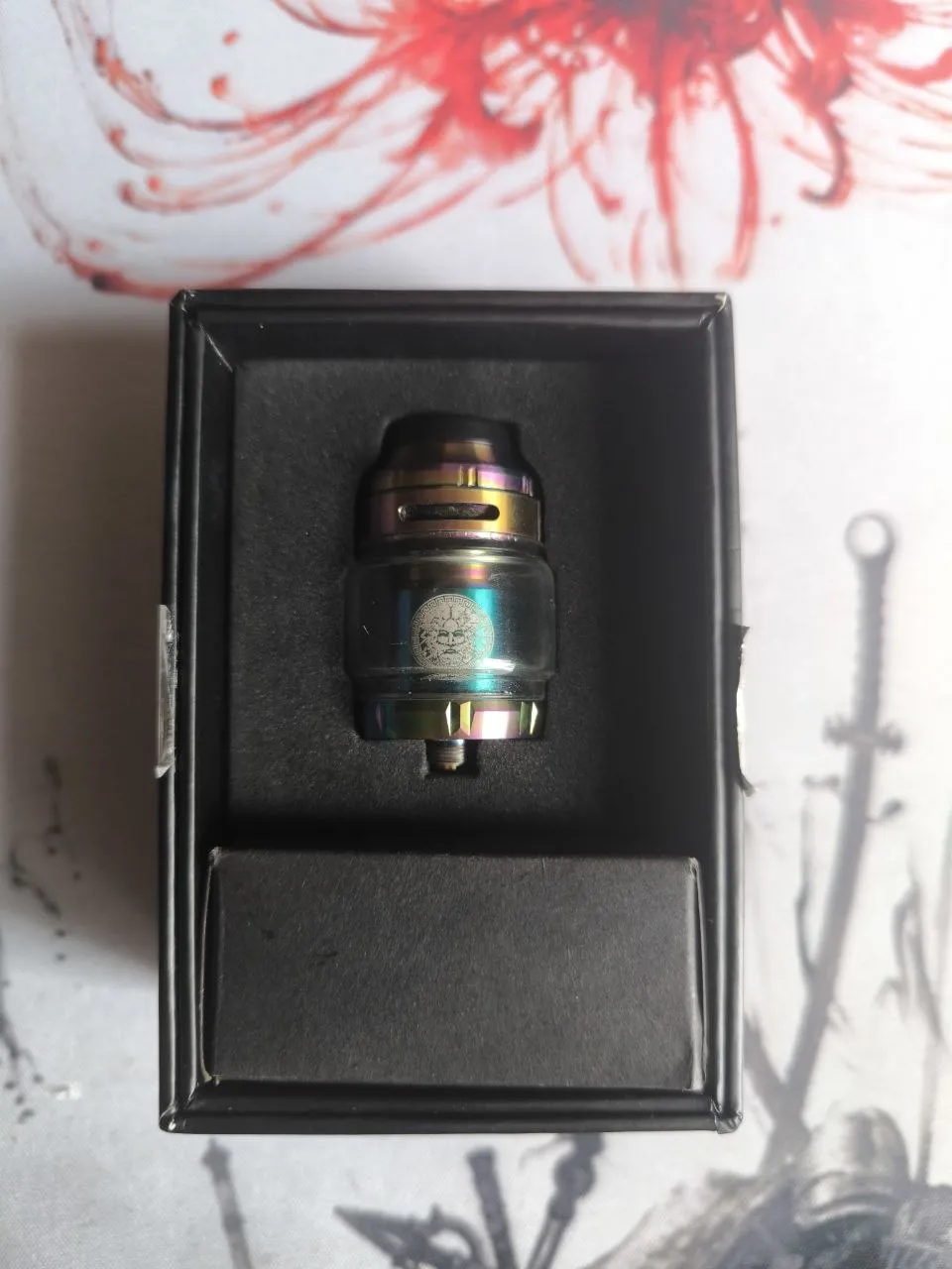Атомайзер для вейпа Zeus Х Mesh RTA 25 мм 4.5 мл Rainbow Ориігнал