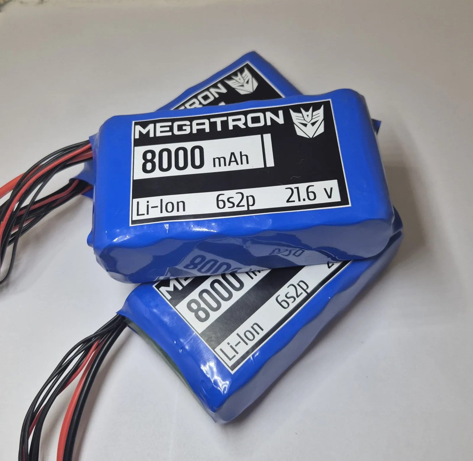 Нові батареї 6s2p, 8000mAh, Li-Ion, 80 A, 21.6v