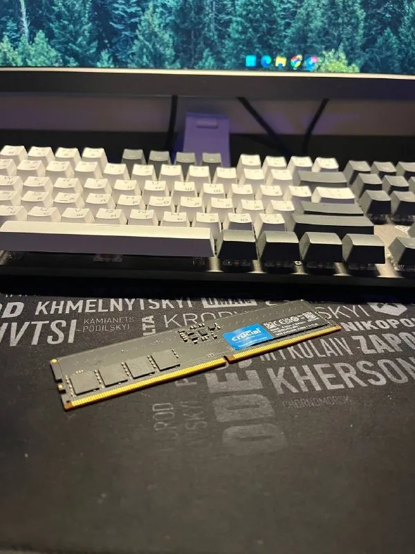 Оперативна пам'ять Crucial 16GB DDR5 5600MHz (CT16G56C46U5)