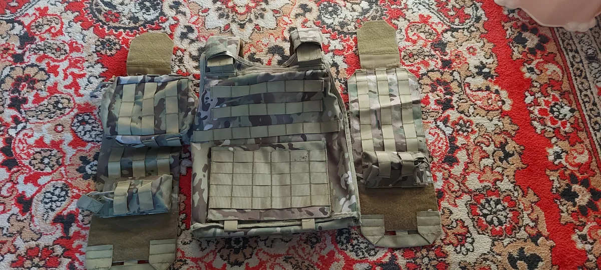 Продам плитоноску plate carrier vest 6 клас І шолом тактичний fast helmet nij iiia + навушники walkers razor slim з чебурашкою + ліхтарик + кавер — фото 5