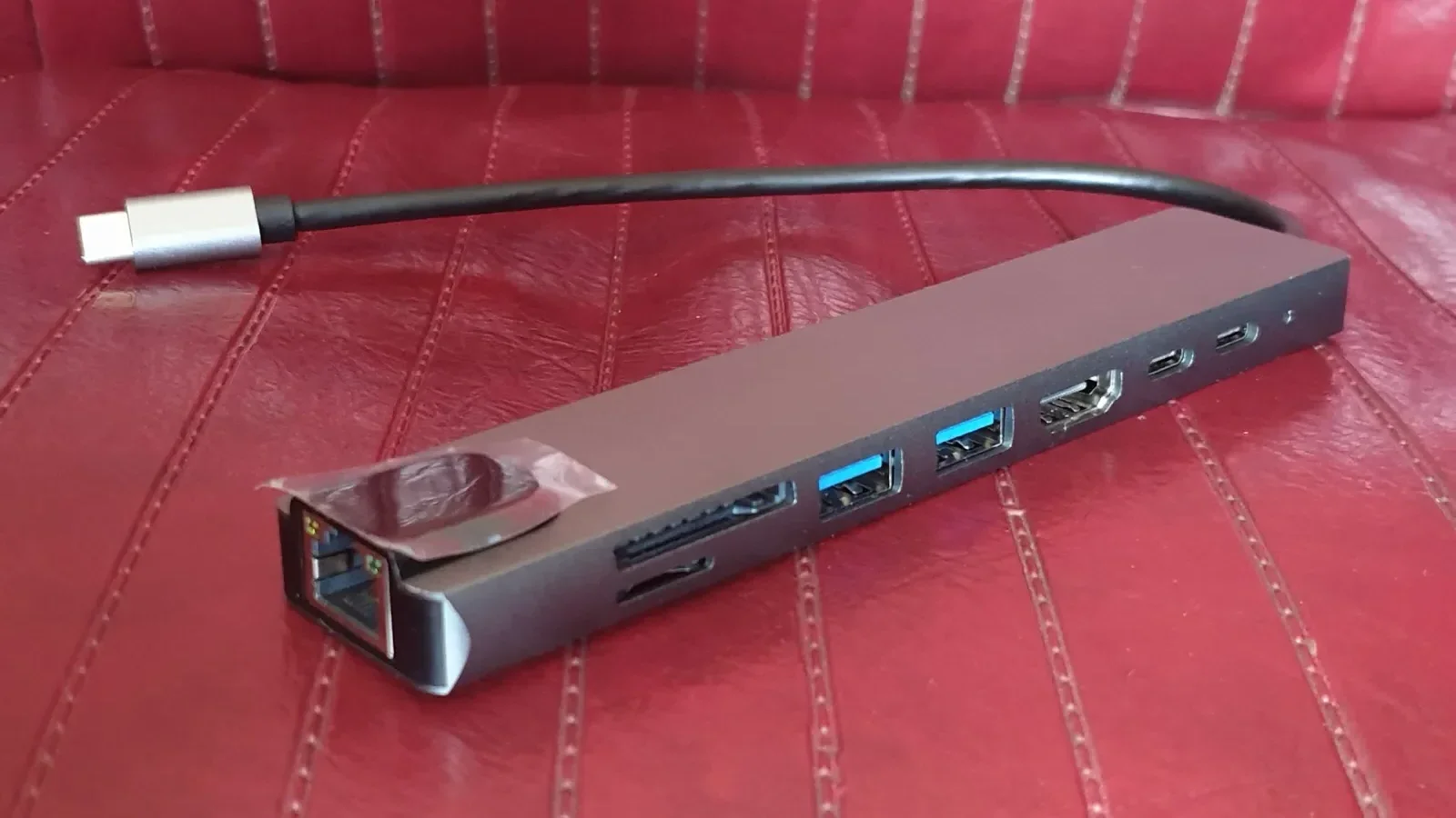 Хаб для планшета, смартфона, MacBook, PC с HDMI и LAN портами