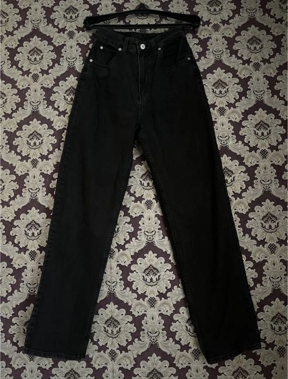 Жіночі джинси H&M 90’s Baggy Ultra High Waist розмір S(36) чорні