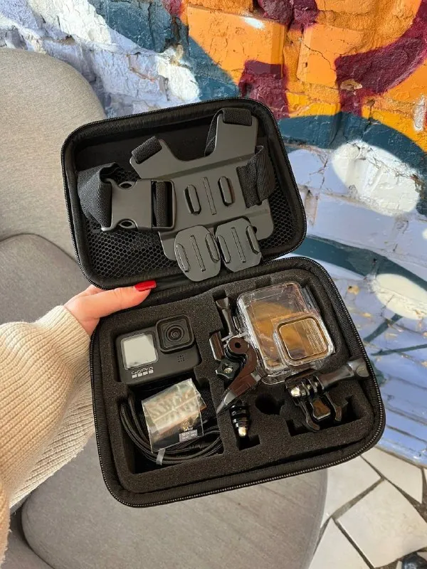 Екшн-камера GoPro Hero 9 Black 5K 20MP з нагрудним кріпленням та кейсом