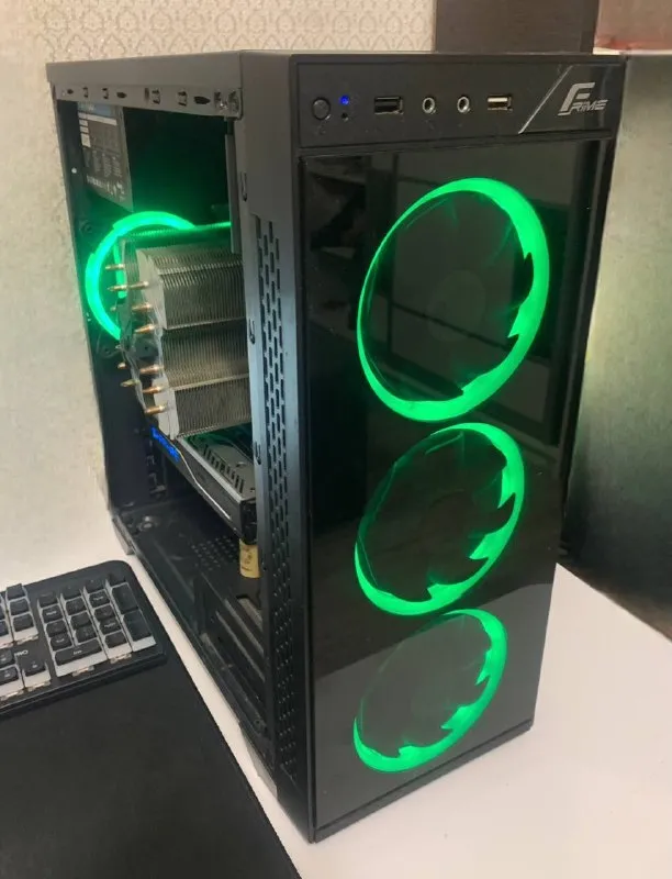 Игровой ПК Intel Core i7-4790K RX 480 8GB 24GB RAM SSD 256GB HDD 1TB