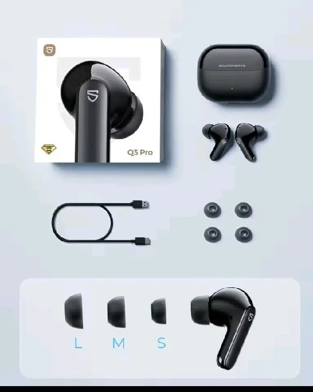 Бездротові навушники SoundPEATS Q3 Pro Black Bluetooth 6.0
