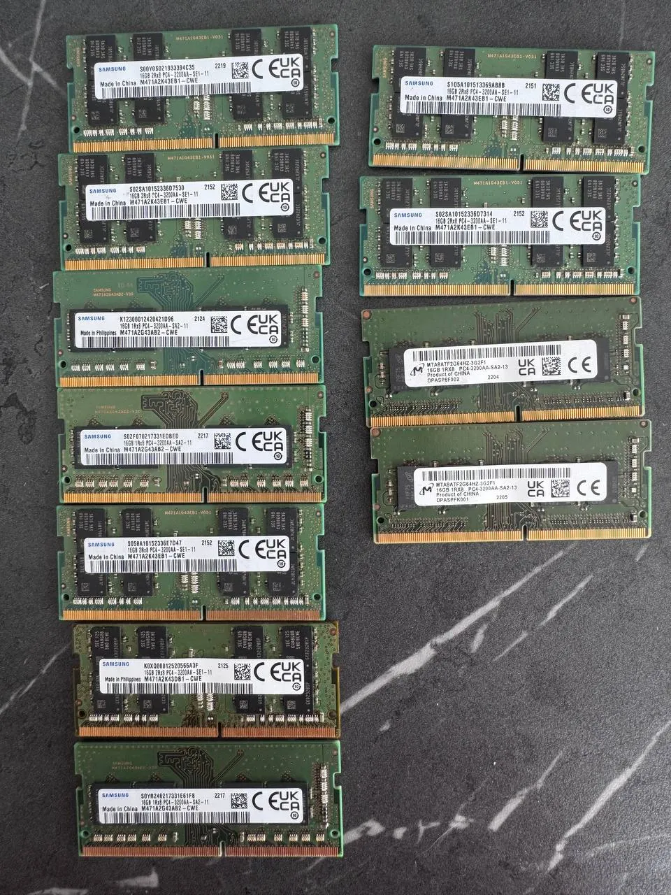 Модуль памʼяті 16 GB DDR4 PC-3200, SO-DIMM