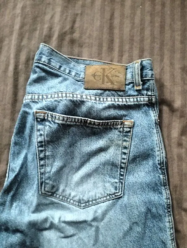 Широкі штани Calvin Klein розмір 34 сині