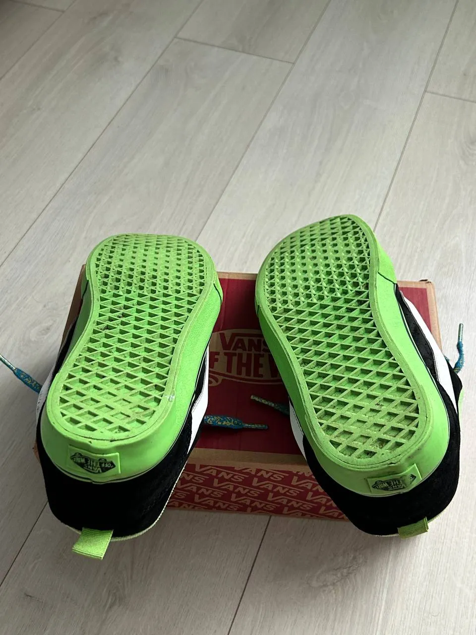 Кети Vans Knu-Skool Black Green чорні з зеленим — фото 3