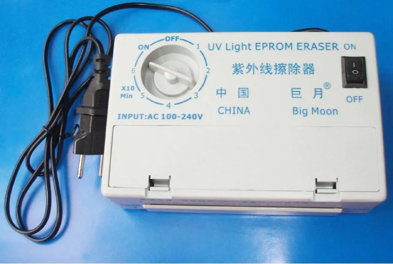 Big Moon UV Light EPROM Eraser — Пристрій для стирання мікросхем пам'яті