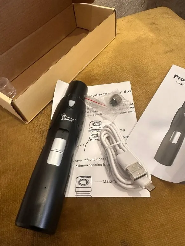 Електричний гріндер для кігтів Pecute Pet Nail Grinder USB