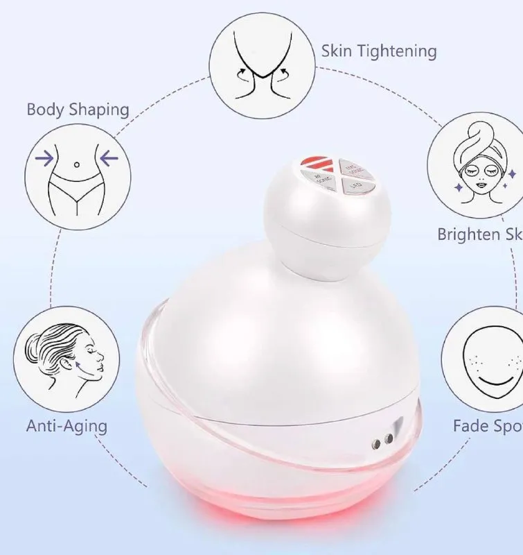 Масажер для тіла та обличчя Carer Spark 5 в 1 (EMS, RF-ліфтинг, Ультразвук) — фото 2