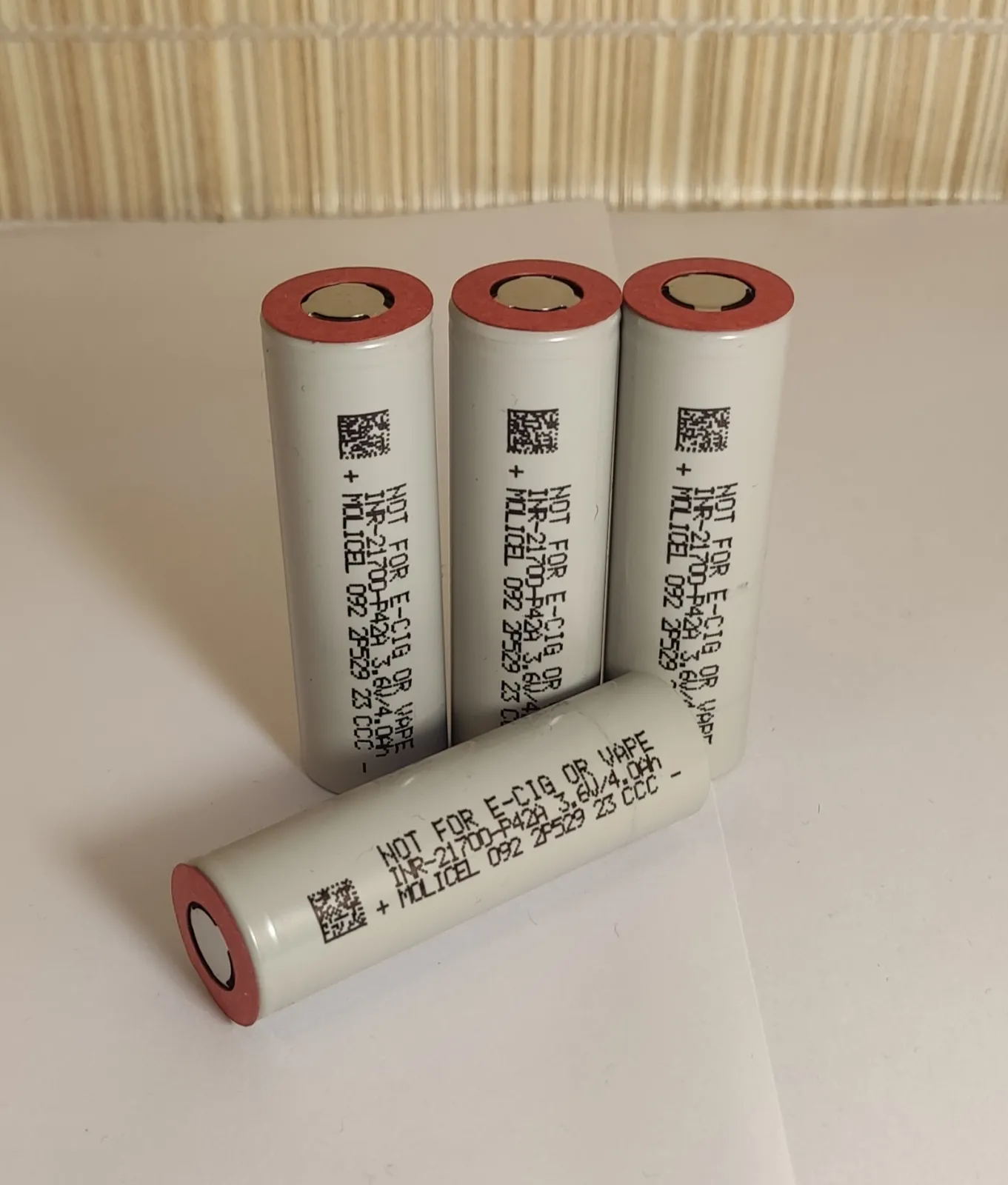 Нові батареї 6s2p, 8400mAh, Molicel P42a, 90 A, 21.6v — фото 5