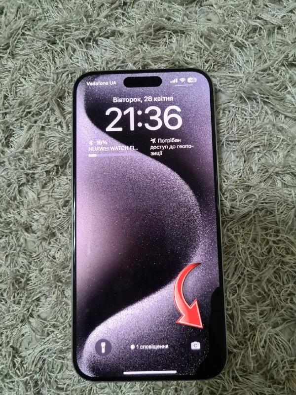 iPhone 15 Pro Max 256GB White Titanium Neverlock — фото 2