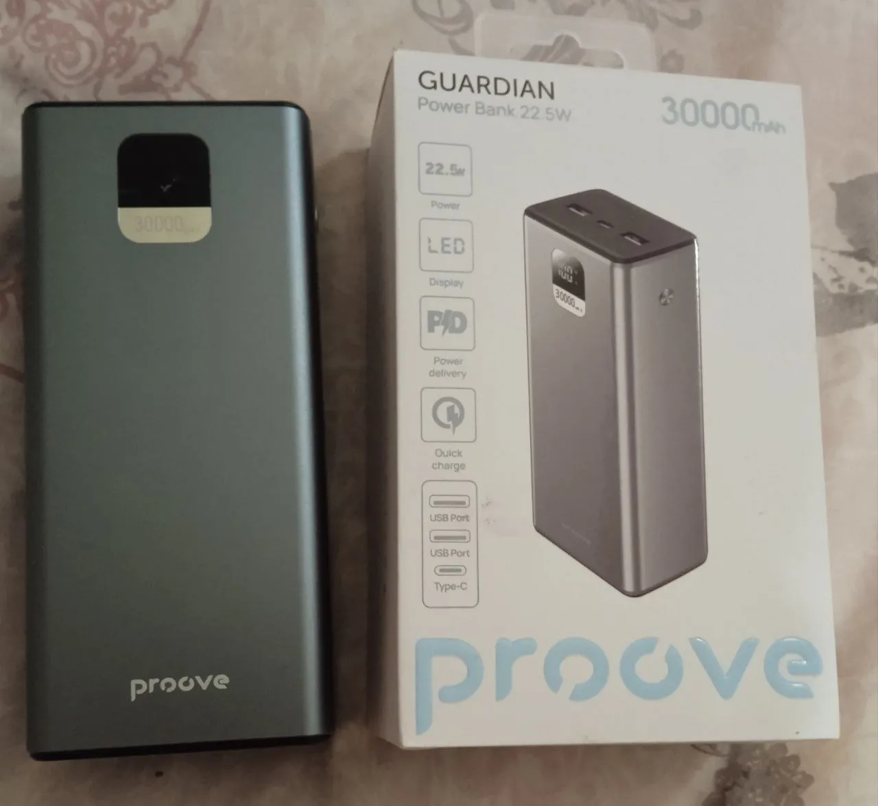 Продам повербанк PROOVE 30000 mAh
