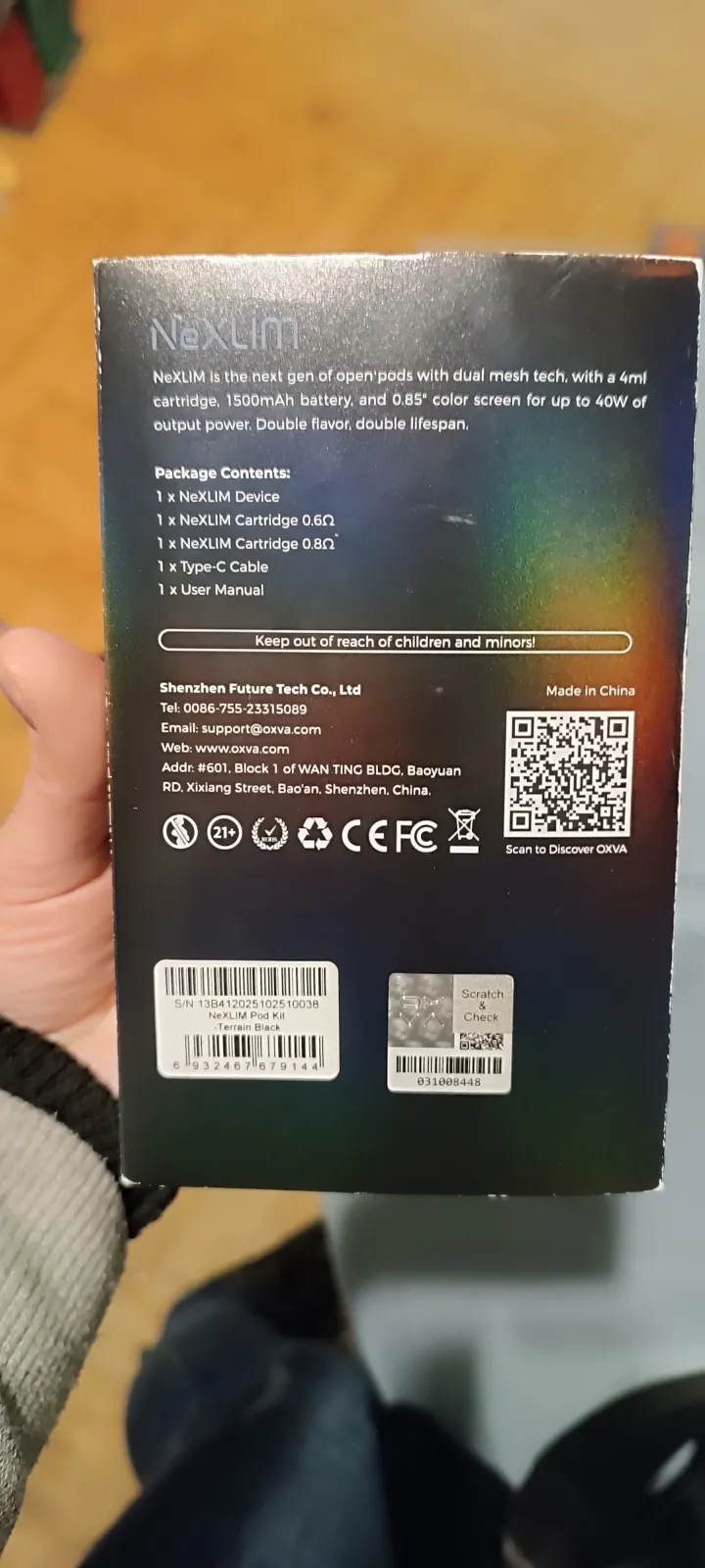 Pod-система OXVA NeXLIM Double Flavour 1500 mAh — фото 2