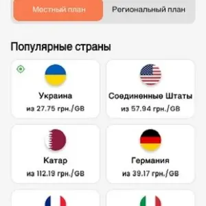 eSIM 200 стран мира