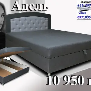 Ліжко диван Адель на підйомному механізмі з матрацом ortop вся Україна