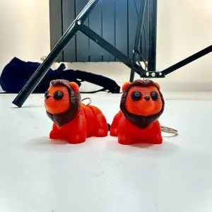 Лев – 3D брелок для ключів