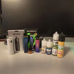 Лот вейпів та рідини для них
