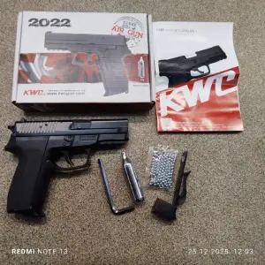 Пневматичний пістолет KWC 47D Sig Sauer Metal Black