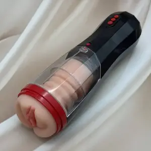 Автоматичний телескопічний мастурбатор 1072 з вібрацією та TPE-рукавом